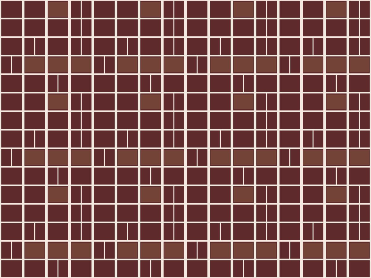 Curtain wall, Built Environment collection, seamless repeat pattern shown in Ivory on oxblood