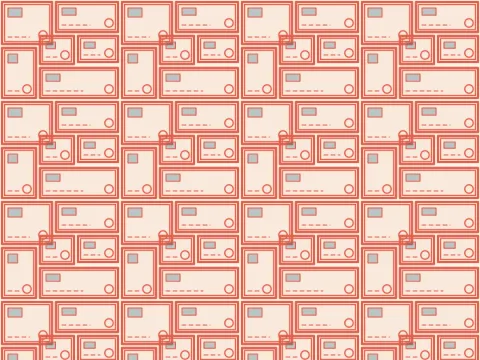 Rooftop plan pattern, Built Environment collection