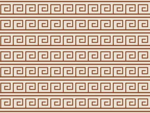 Greek key pattern, Classical collection
