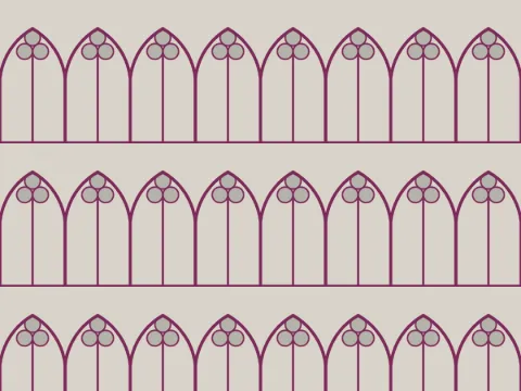 Pointed tracery pattern, Classical collection