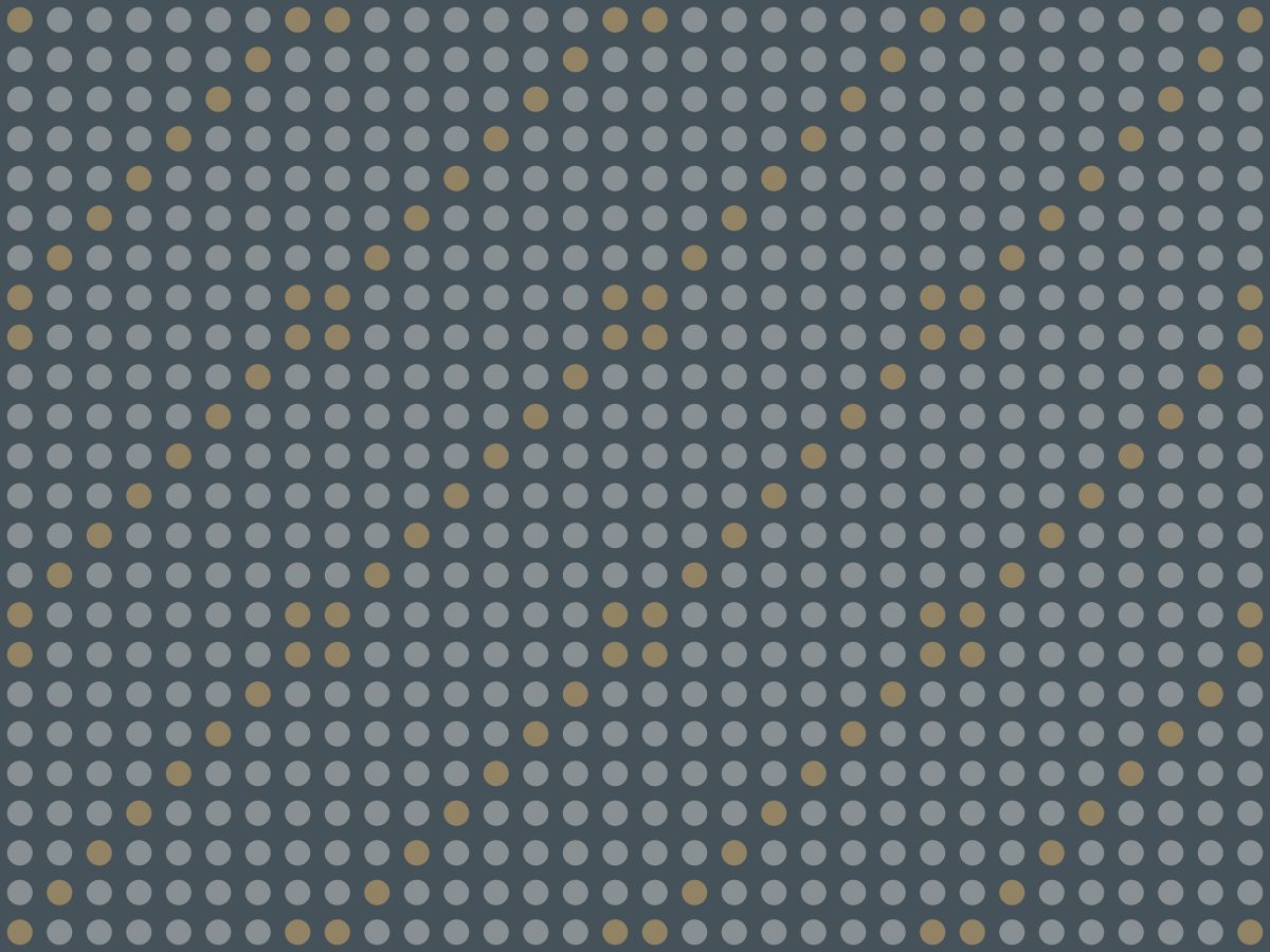 Ben-Day dots, Contemporary collection, seamless repeat pattern shown in Chalk on slate