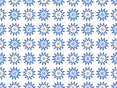 Burst pattern, Contemporary collection