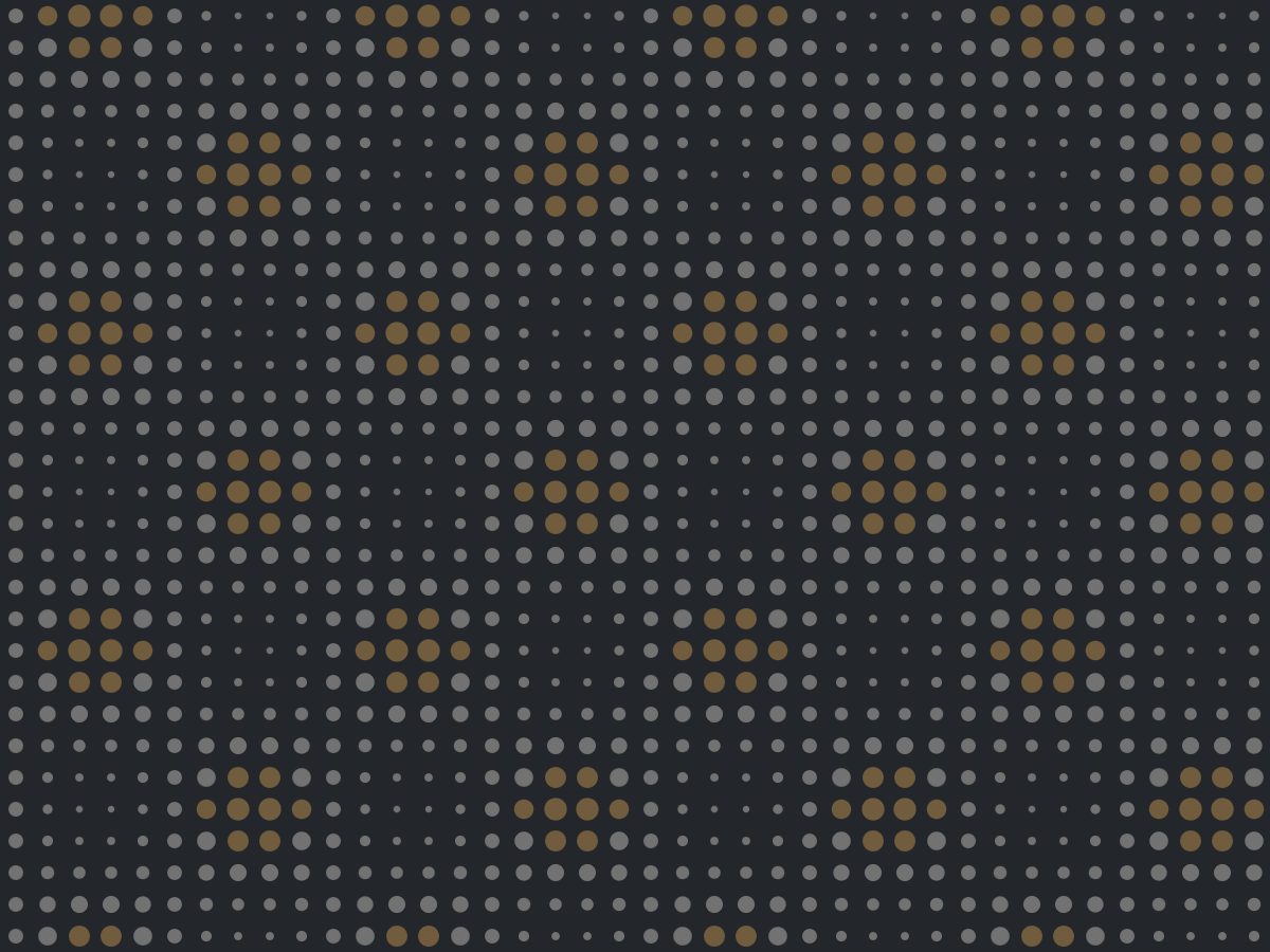 Halftone, Contemporary collection, seamless repeat pattern shown in Bone on ink
