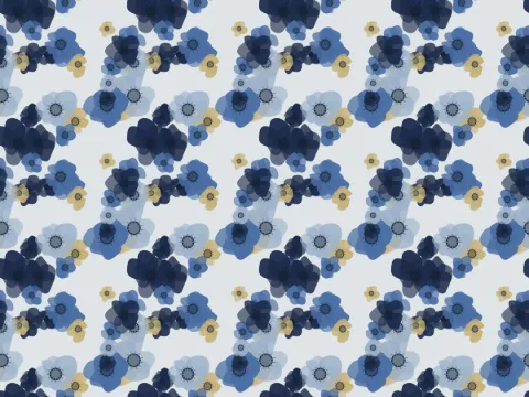 Anemone pattern, Flowers collection