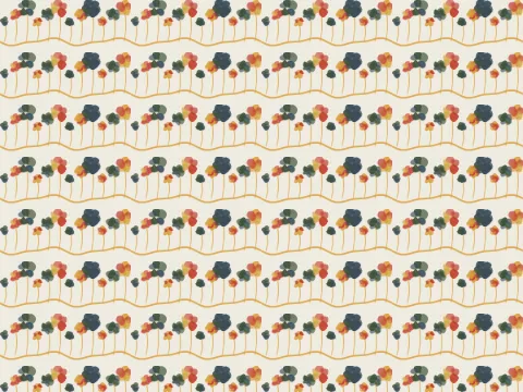 Border pattern, Flowers collection