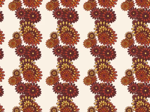 Dahlia pattern, Flowers collection