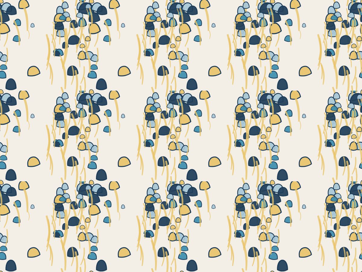 Tulip field, Flowers collection, seamless repeat pattern shown in Coastal
