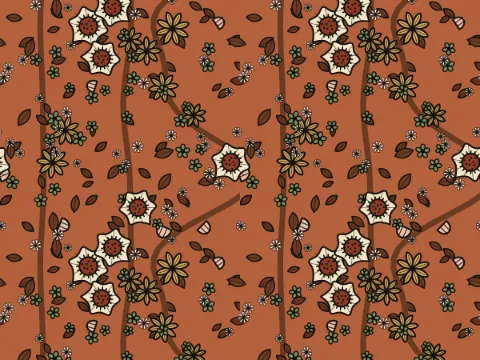 Clay pattern, Folk Garden collection