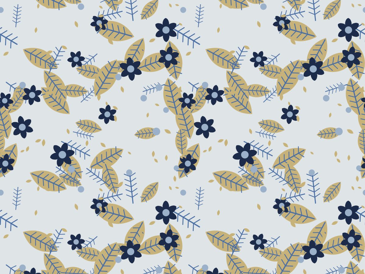 Tropic, Garden collection, seamless repeat pattern shown in Harbor