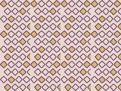 Diamond pattern, Hand Block collection