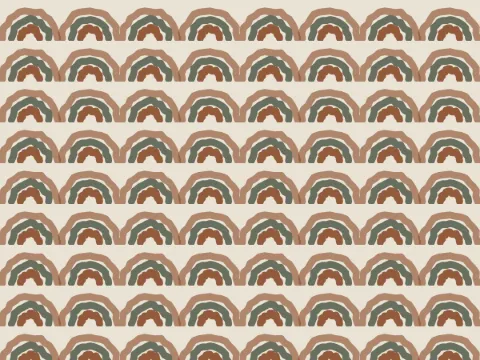 Rainbow pattern, Hand Block collection