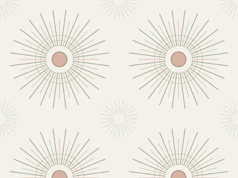 Sunburst pattern, Large Format collection