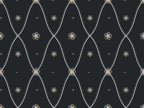 Trellis vine pattern, Large Format collection