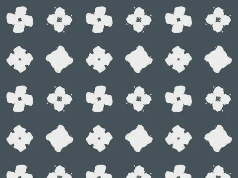 Cross blot pattern, Mirror collection