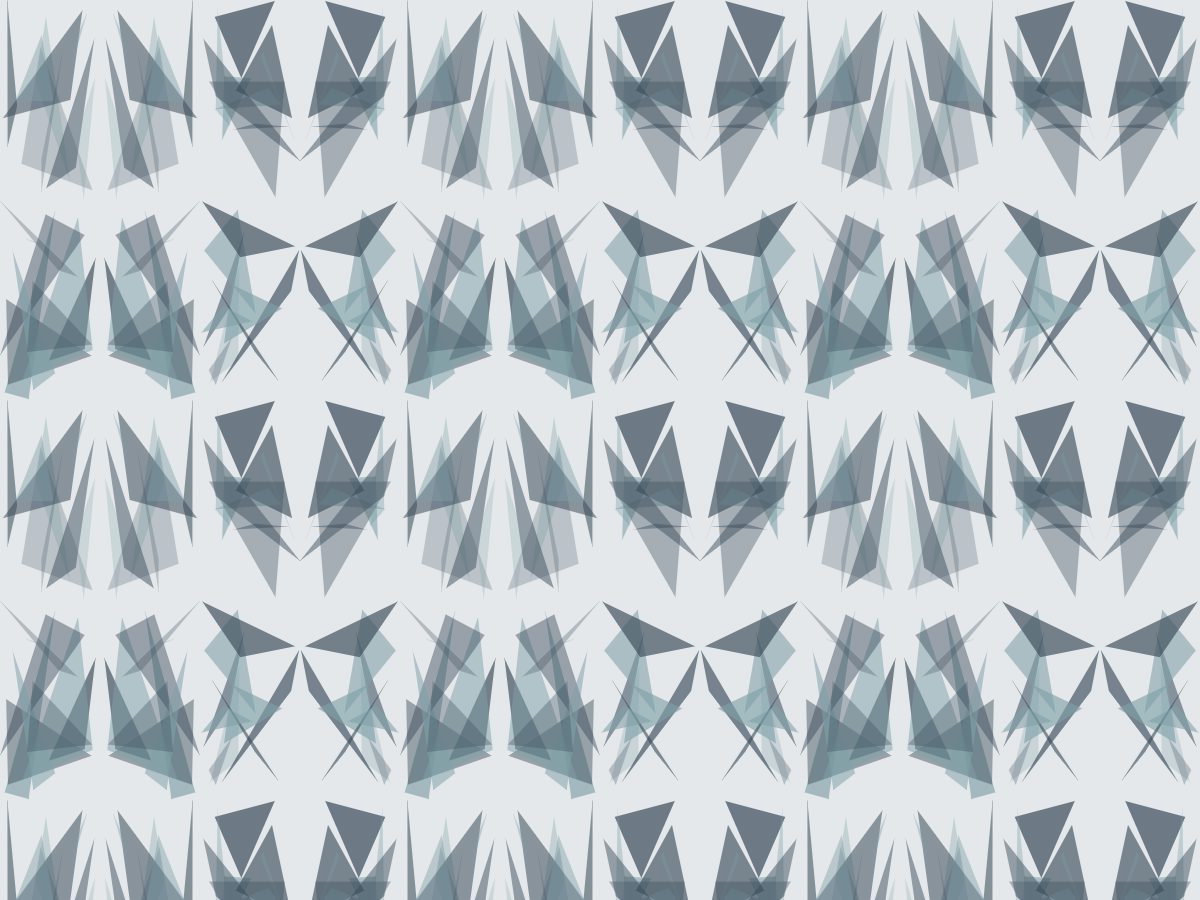 Shard, Mirror collection, seamless repeat pattern shown in Slate water