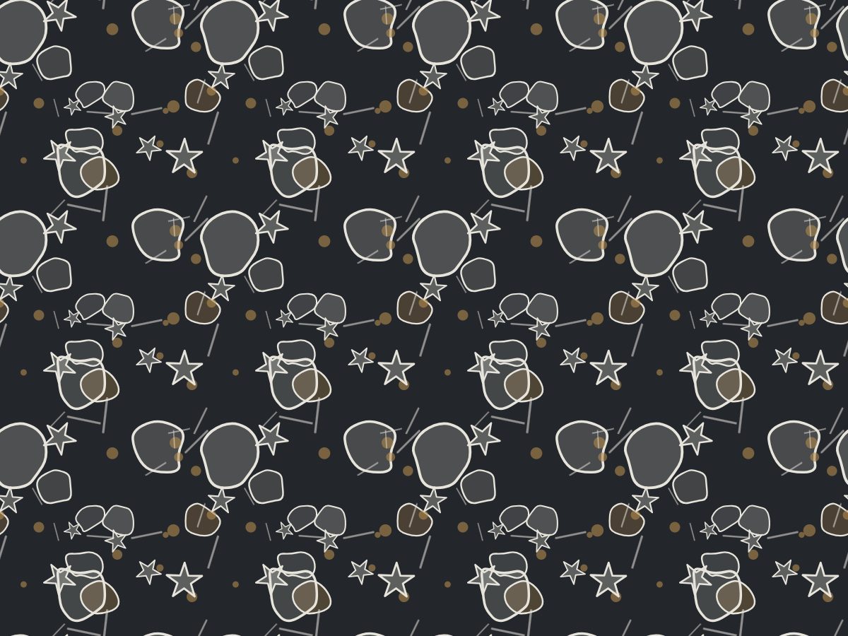 Automatism, Modern collection, seamless repeat pattern shown in Bone on ink