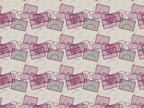 Collage plane pattern, Modern collection