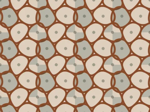 Stained glass pattern, Modern collection