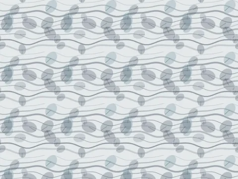 Water garden pattern, Modern collection