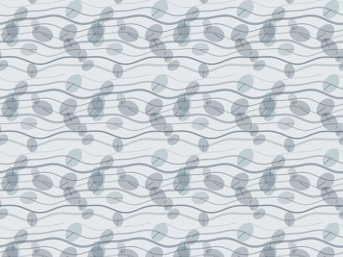 Water garden, Modern collection, seamless repeat pattern shown in Slate water