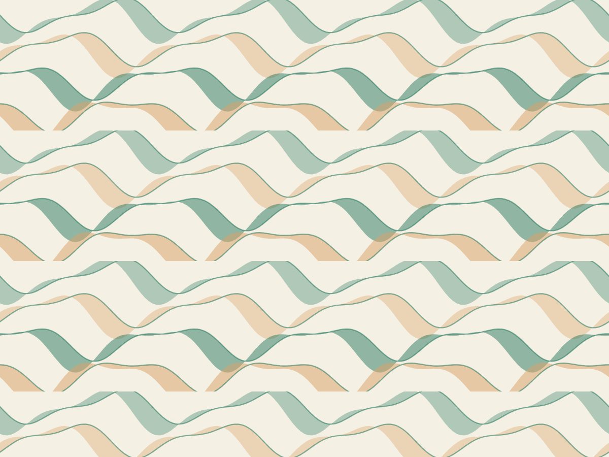 Whiplash, Modern collection, seamless repeat pattern shown in Emerald on ivory
