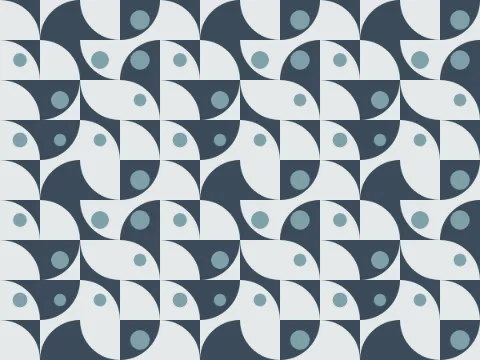 Dot and quarter pattern, Modular collection