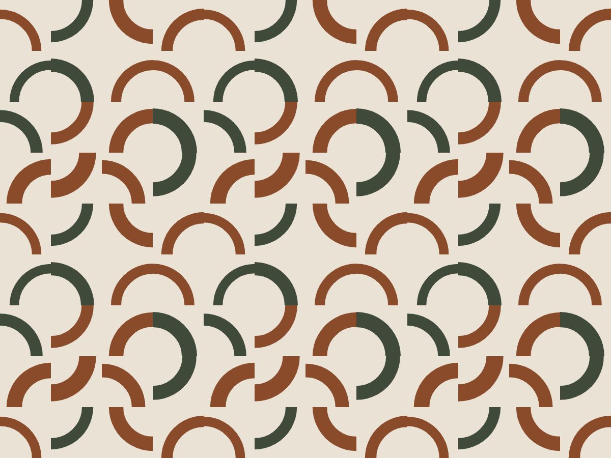 Hoop, Modular collection, seamless repeat pattern shown in Oxide on oak
