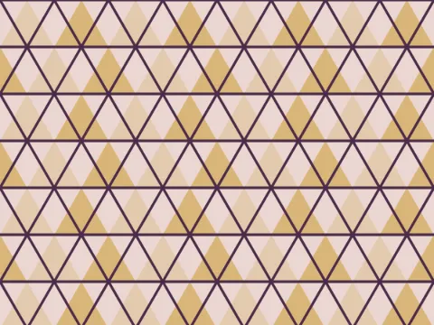 Crystal facet pattern, Nature's Geometry collection