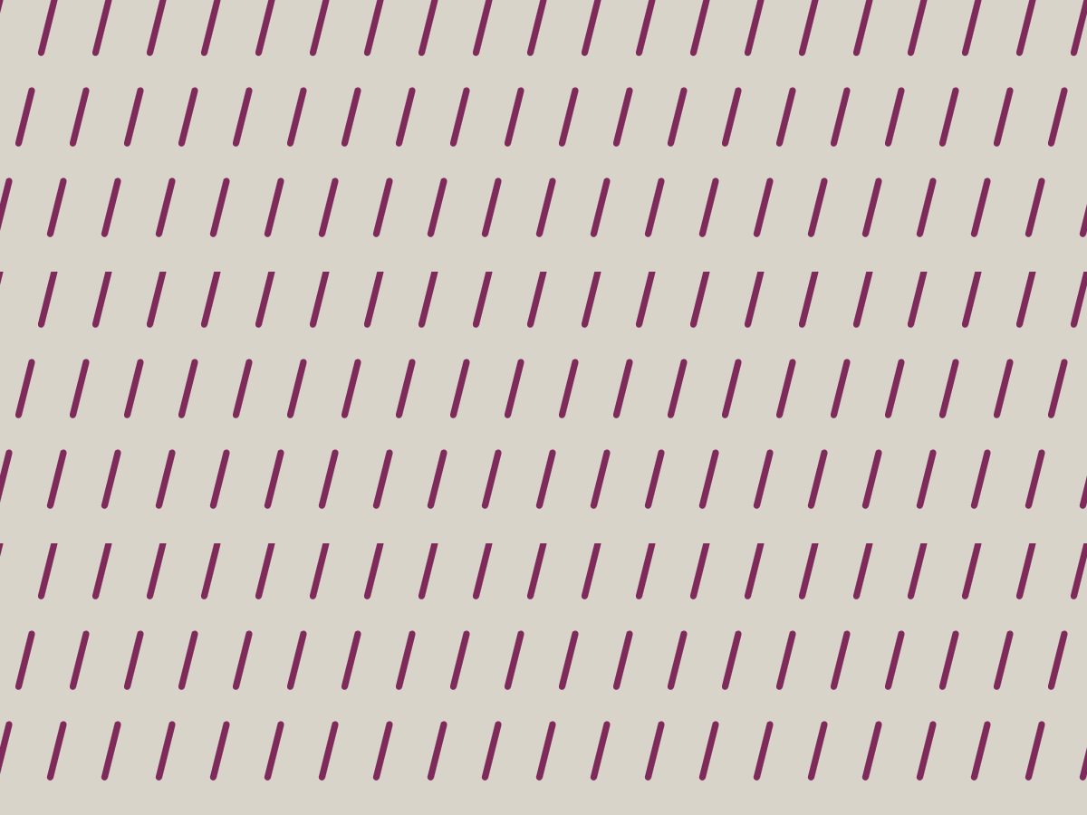 Rainfall, Nature's Geometry collection, seamless repeat pattern shown in Plum on stone