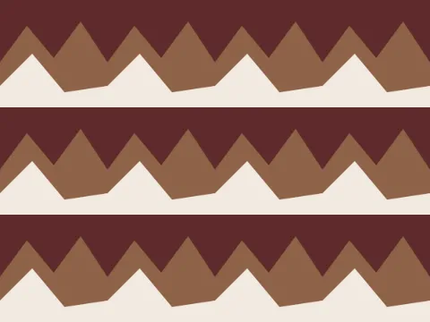 Ridgeline pattern, Nature's Geometry collection
