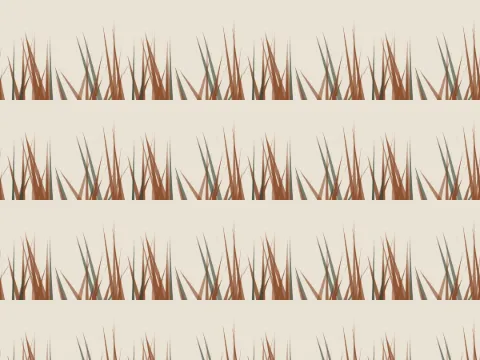 Meadow grass pattern, Nature's Hand collection