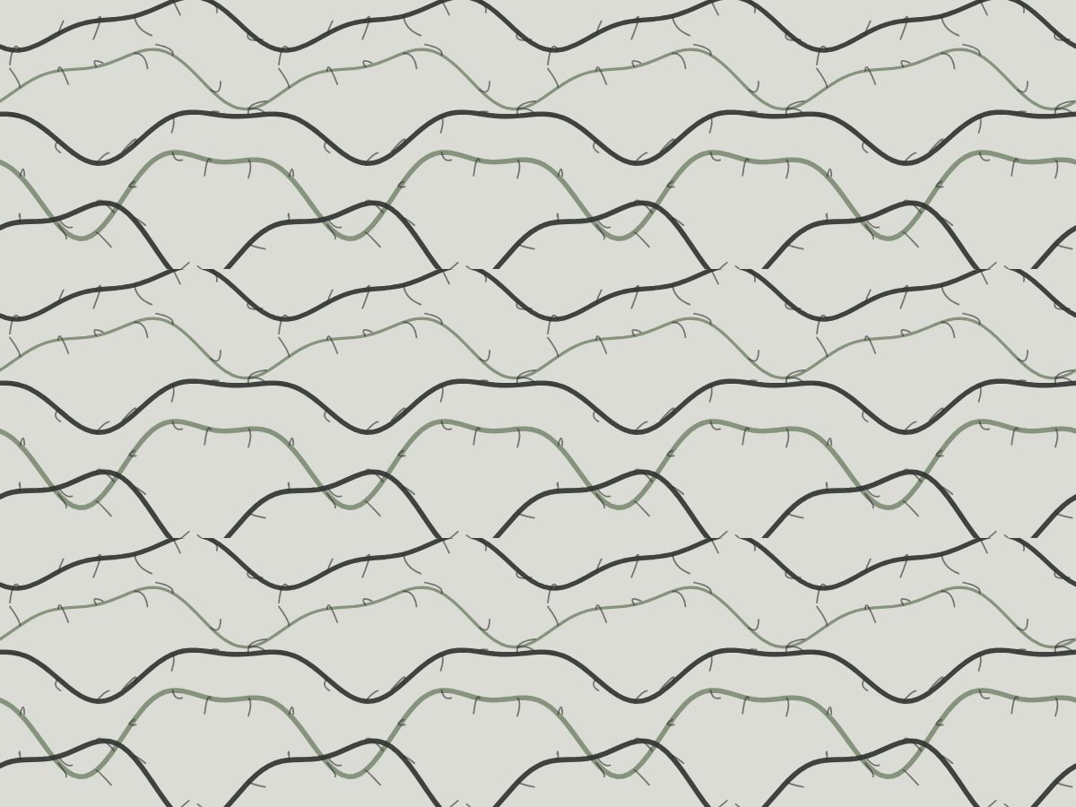 Stone vein, Nature's Hand collection, seamless repeat pattern shown in Charcoal felt