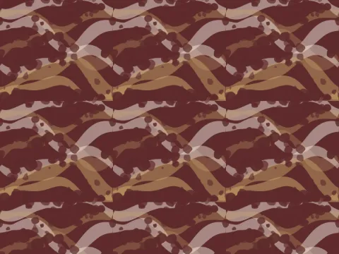 Dry brush pattern, Painterly collection