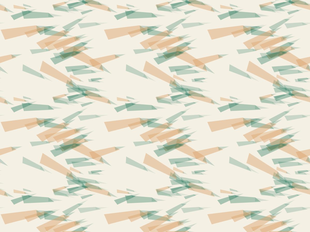 Palette knife, Painterly collection, seamless repeat pattern shown in Emerald on ivory