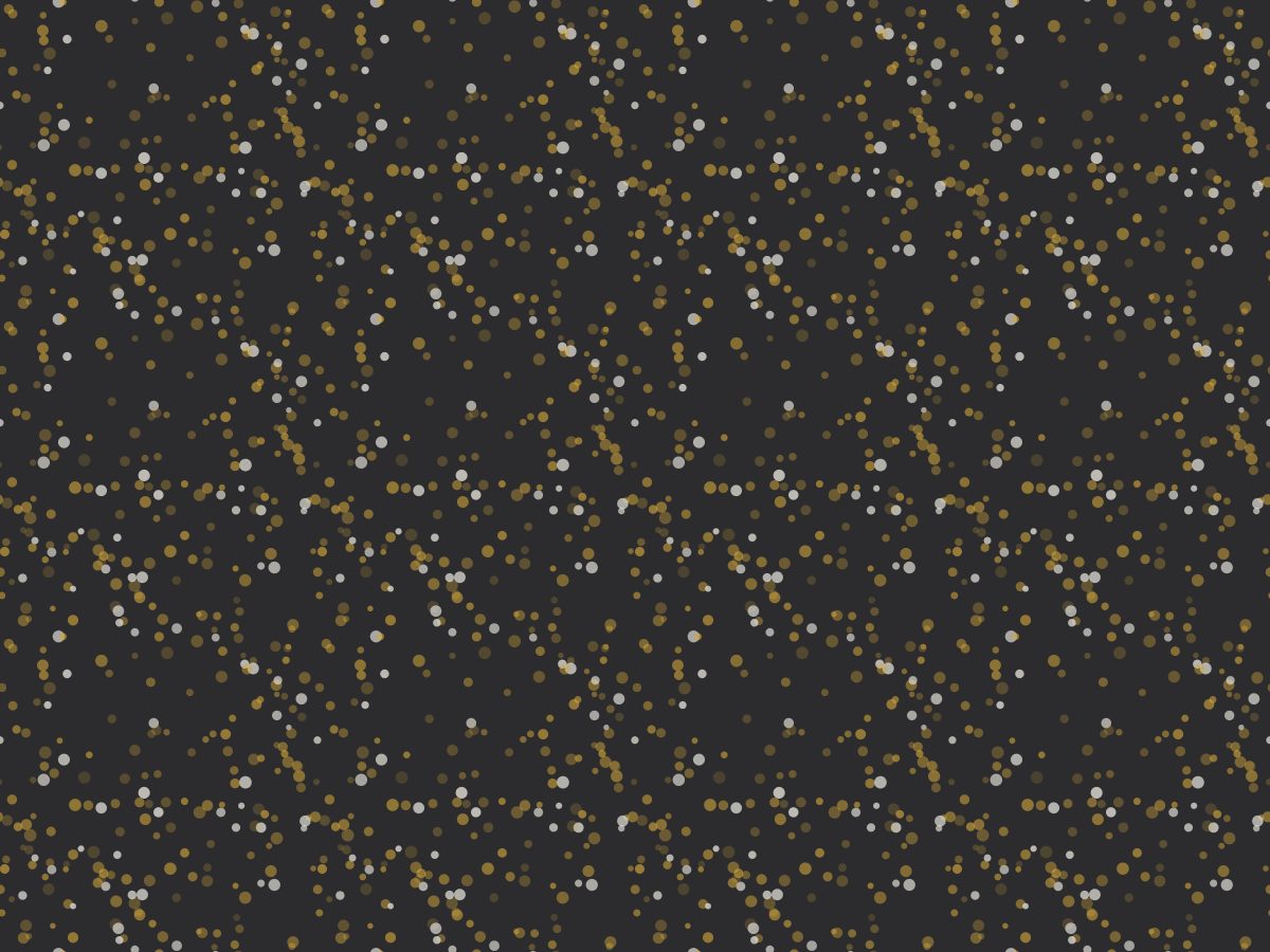 Stipple, Painterly collection, seamless repeat pattern shown in Mustard on charcoal
