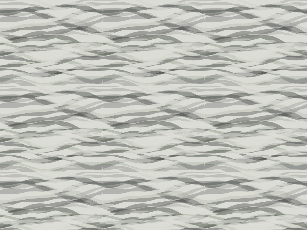 Wiped, Painterly collection, seamless repeat pattern shown in Charcoal felt