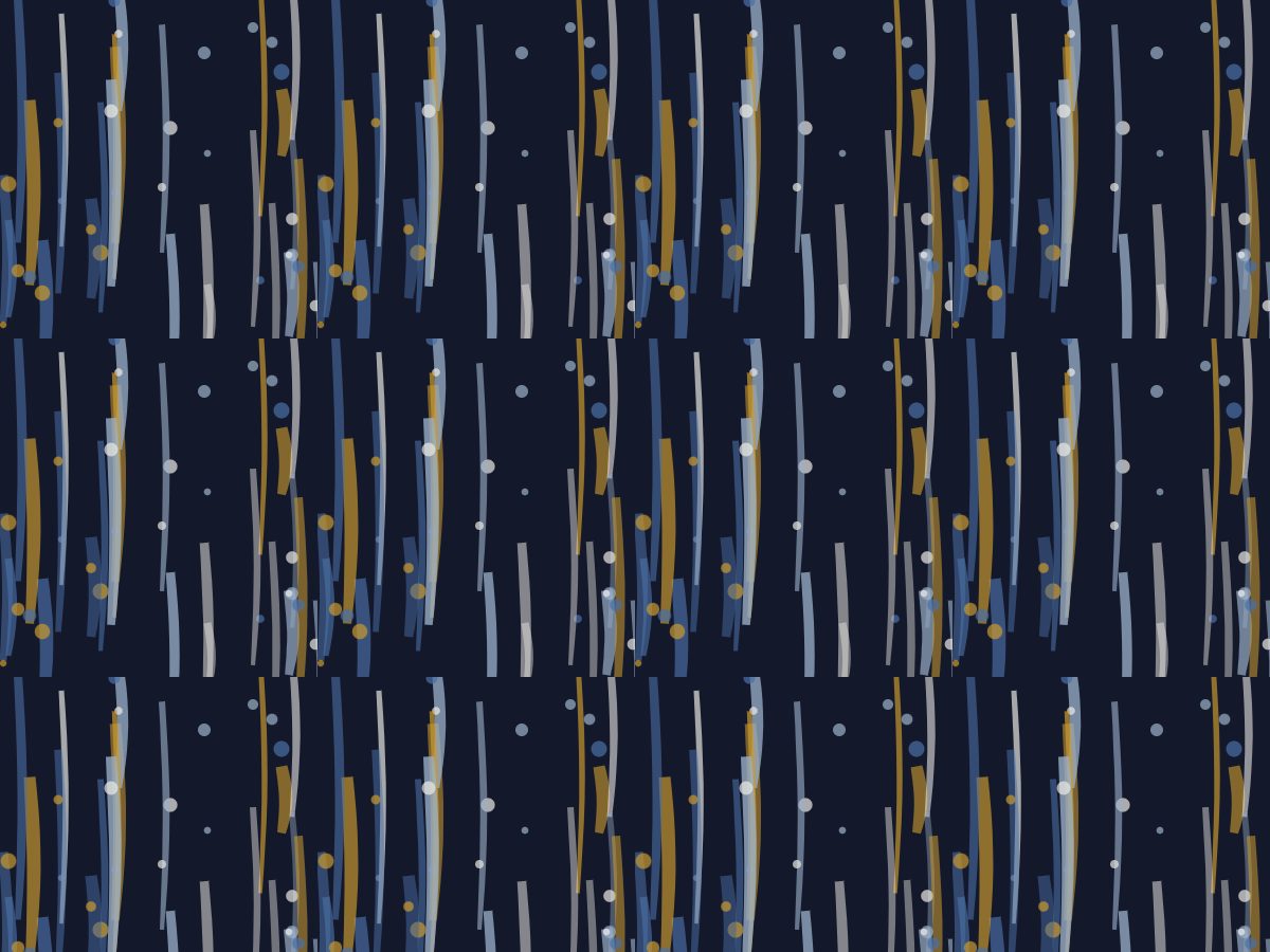Drip, Watercolors collection, seamless repeat pattern shown in Midnight