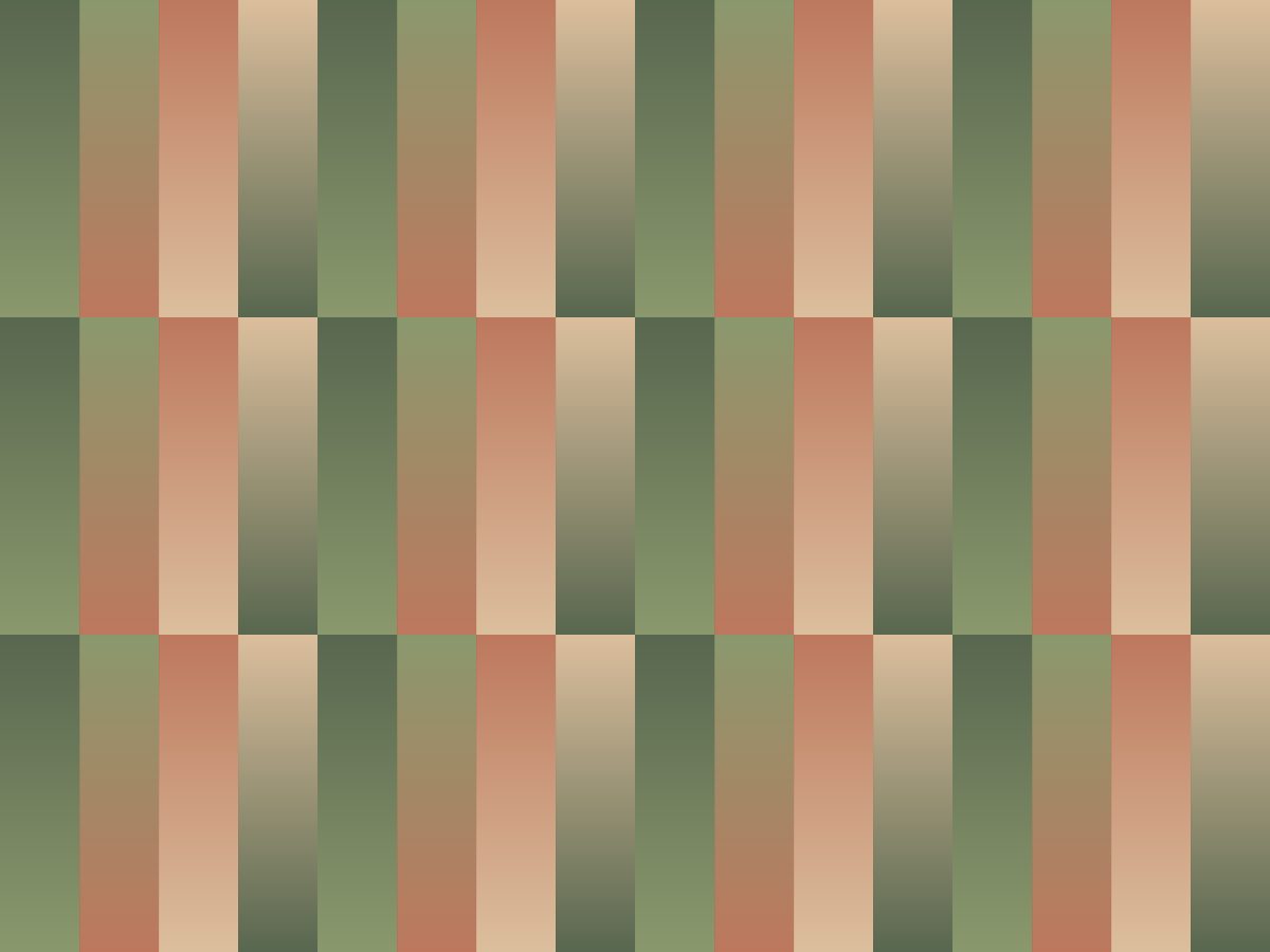 Ombre, Watercolors collection, seamless repeat pattern shown in Moss and clay
