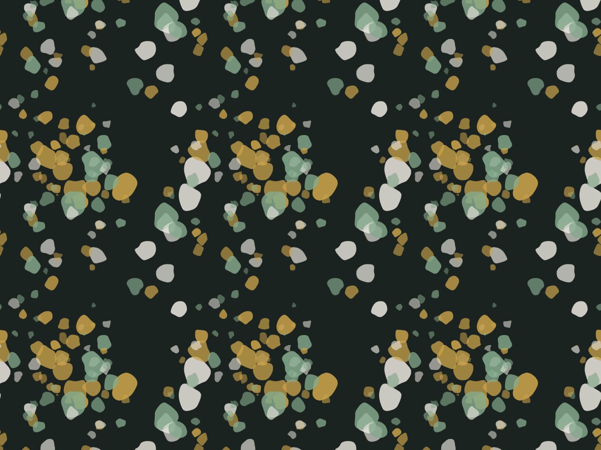 Splatter, Watercolors collection, seamless repeat pattern shown in Night garden