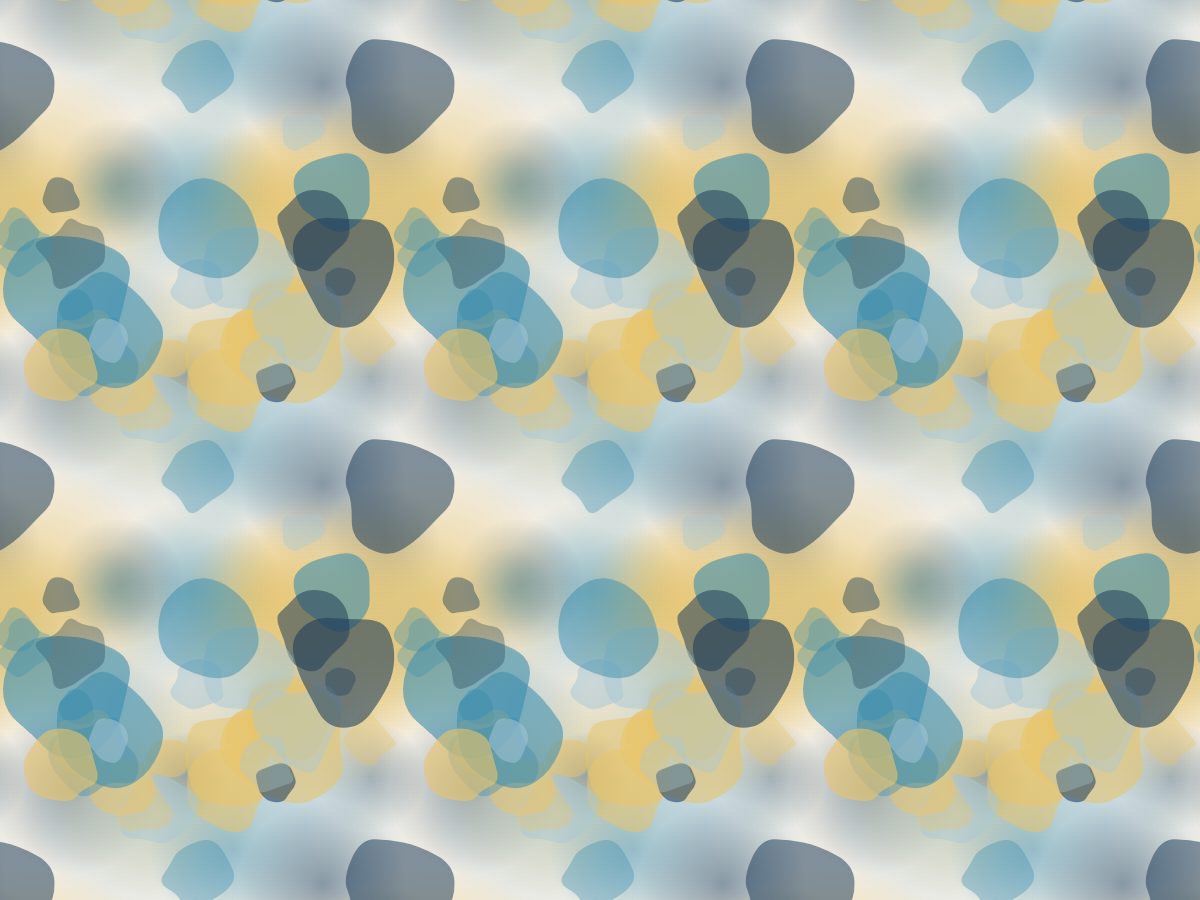 Wet bloom, Watercolors collection, seamless repeat pattern shown in Coastal